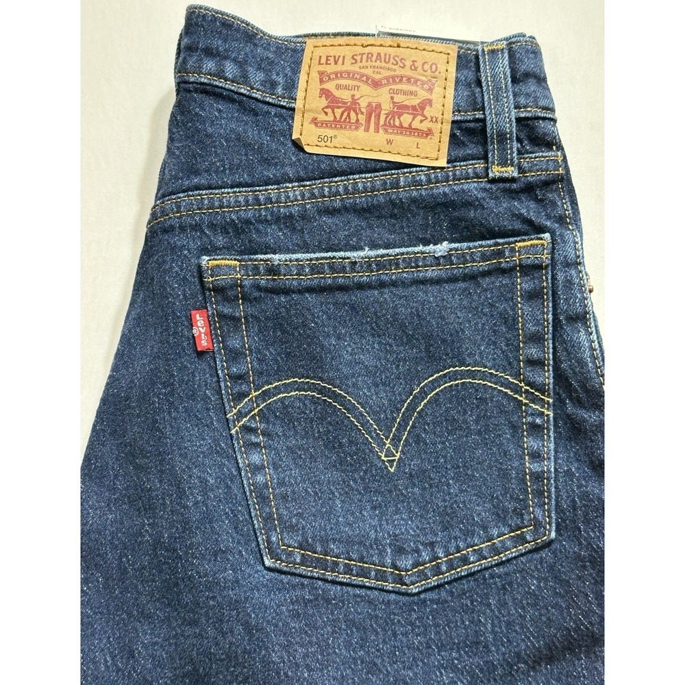 Levi's Jeans 501 Men's 26x26‎ Button Fly Distressed Straight  New No Tags